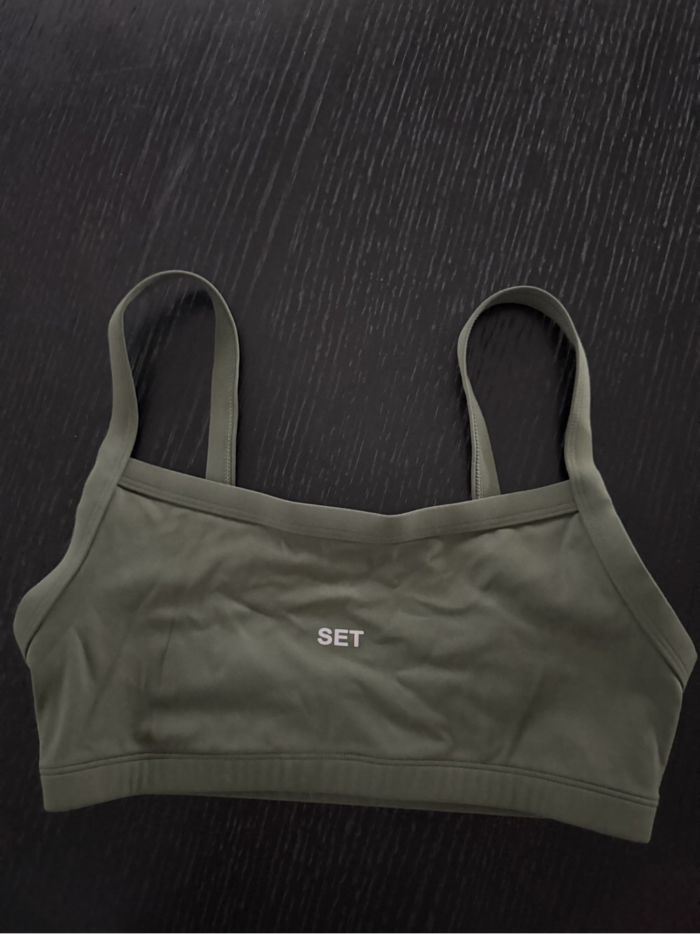 SET Active Olive Green Sportbody Bra
